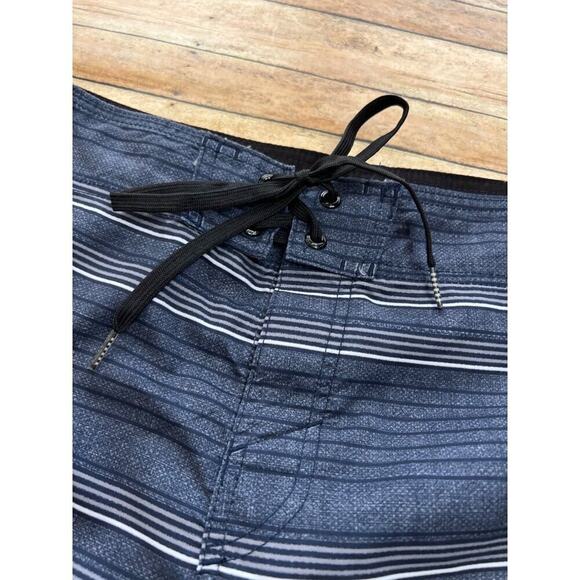 O'Neill Men's Blue Striped Swim Trunks Size 32 - Picture 3 of 9
